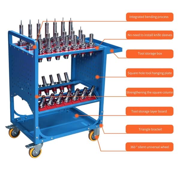 40 Taper Wall Mount Rack CAT40/BT40/NMTB40 CNC Tool Holder Rack