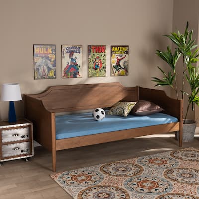Alya Classic Traditional Farmhouse Twin Size Daybed