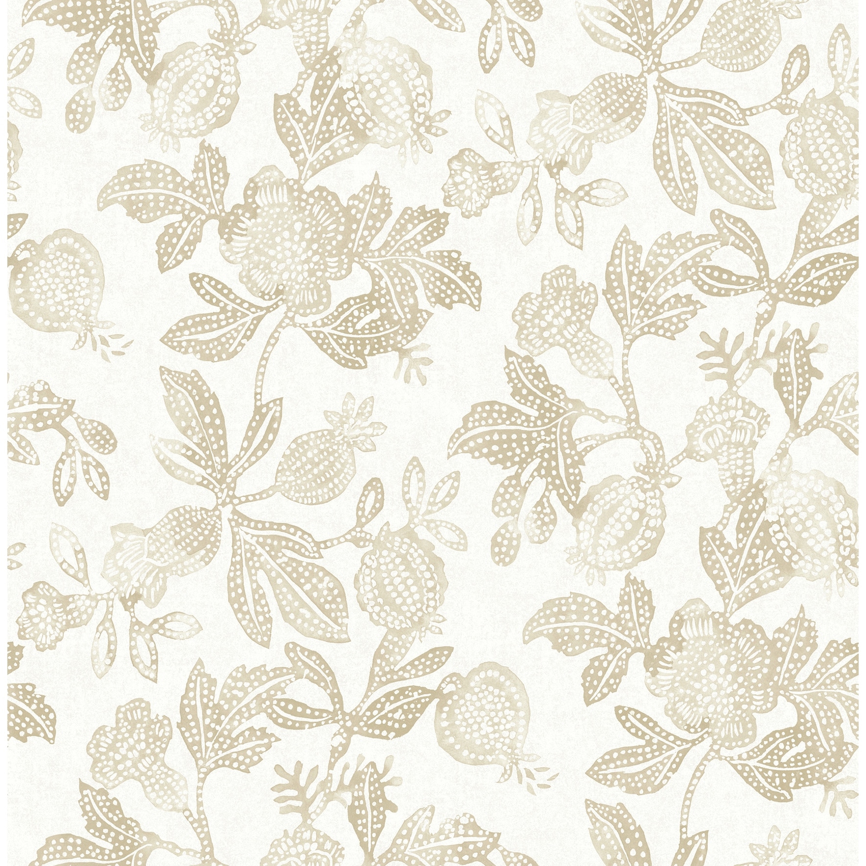 A-Street Prints Beach Rose Champagne Floral Fruits Wallpaper