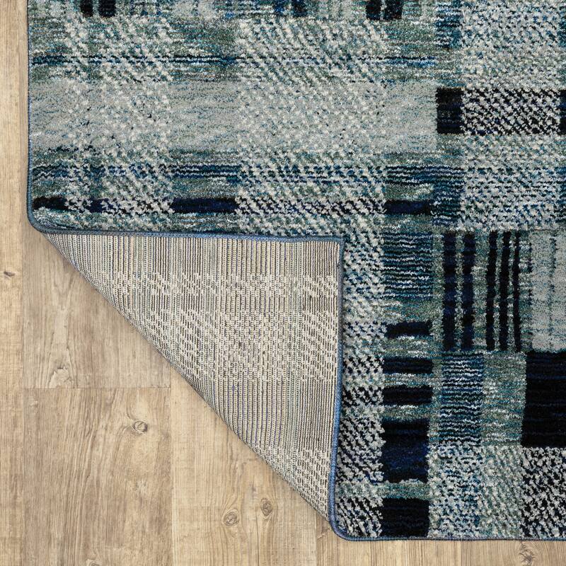 Style Haven Athena Distressed Plaid Area Rug