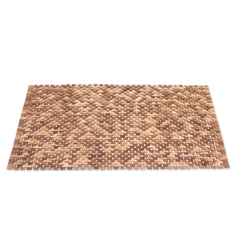 Novica Handmade Teak Wood Mat (48 Inch)
