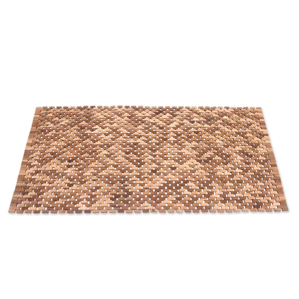 Novica Handmade Teak Wood Mat (48 Inch)