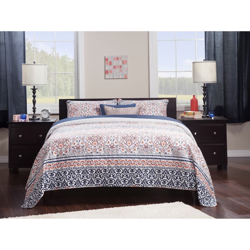 Orlando King Platform Bed in Espresso