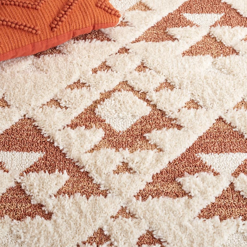 SAFAVIEH Moroccan Tassel Shag Kobi 2-inch Thick Rug