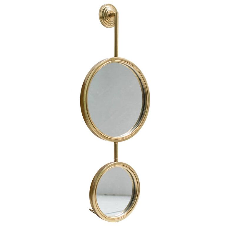 Unique Contemporary 2 Circle Wall Mirror