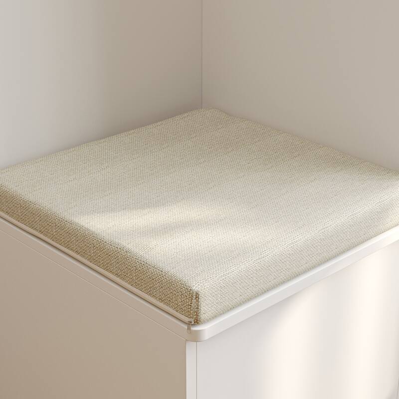 Entryway Cabinet Tempered Glass DoorsStorage Bench with Cushion, Modern Mudroom Hall Tree Organizer with Hidden Storage