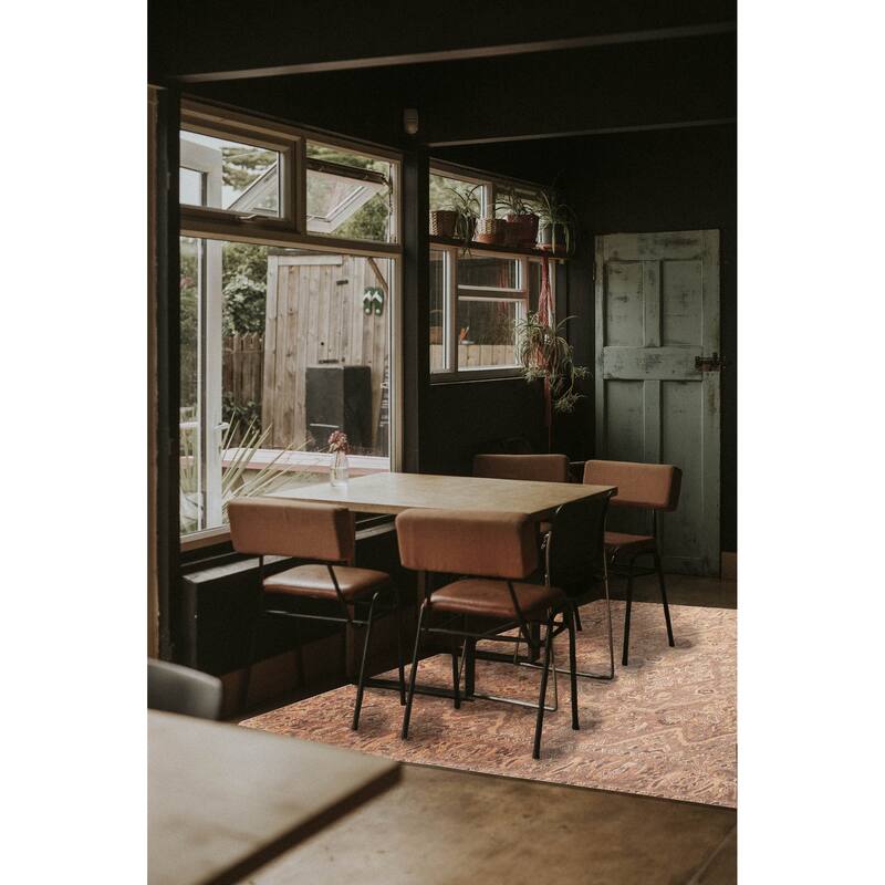 ECARPETGALLERY Hand-knotted Antalya Vintage Brown Wool Rug - 6'8 x 9'4