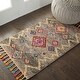 preview thumbnail 38 of 50, Nourison Moroccan Casbah Boho Geometric Tassel Area Rug 2'2" x 4' - Grey - Runner/Rectangle