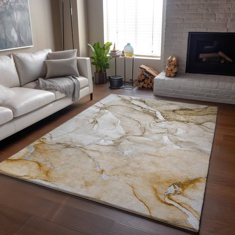 Premium Washable Super Soft Abstract Contemporary Mayfield Rug