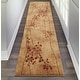 preview thumbnail 74 of 83, Nourison Somerset Contemporary Floral Area Rug 2' 3" x 10' - Latte