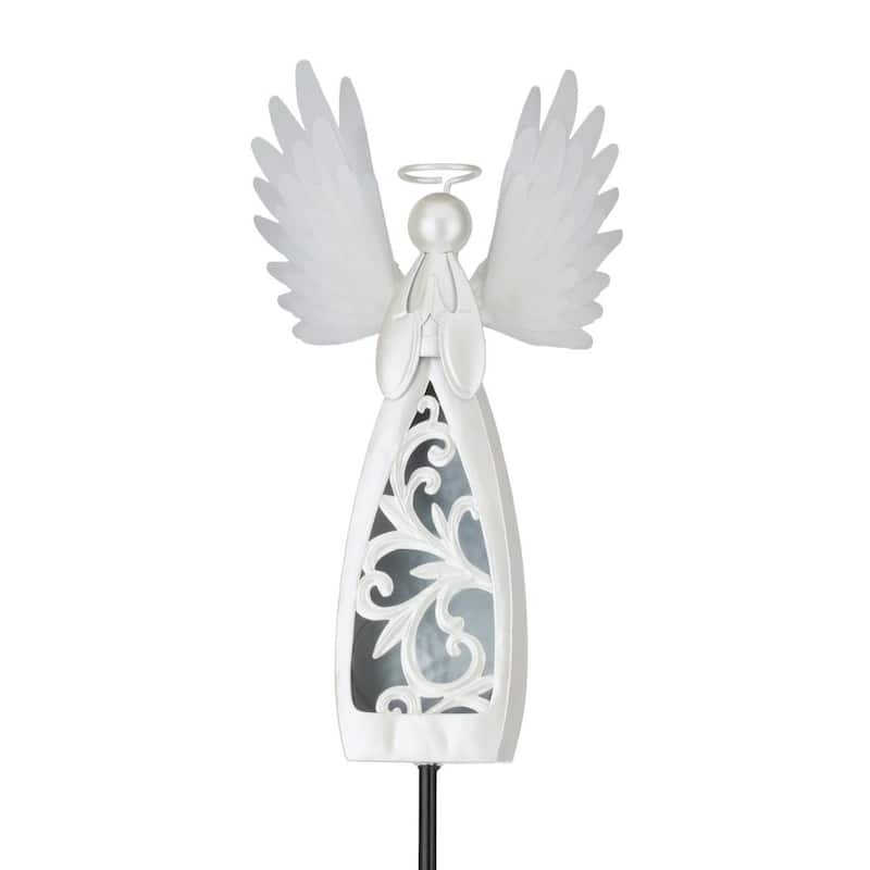 Angel Burst Solar Stake - Praying