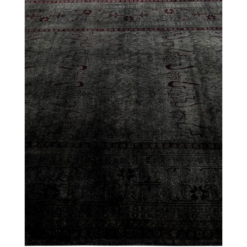 Contemporary Overdyed Wool Hand Knotted Area Rug - 5' 2" x 7' 10"