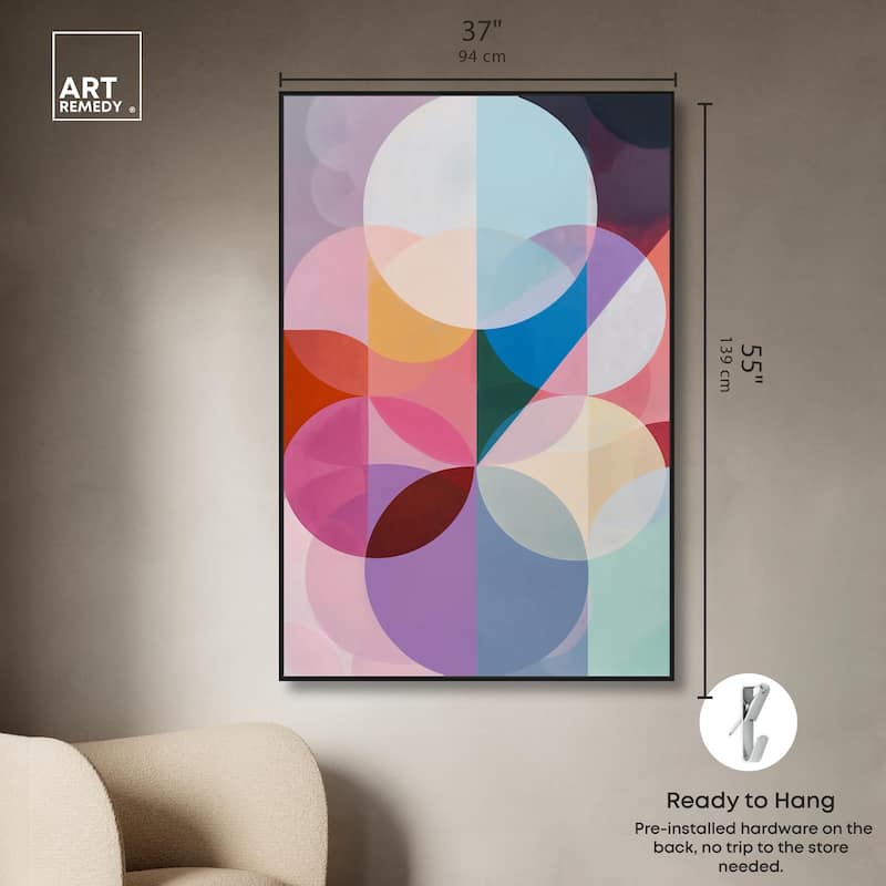 Oneiric Circles III Canvas by Art Remedy