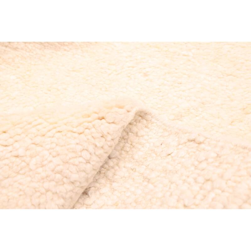 ECARPETGALLERY Hand-knotted Looma Cream Wool Rug - 8'3 x 10'0