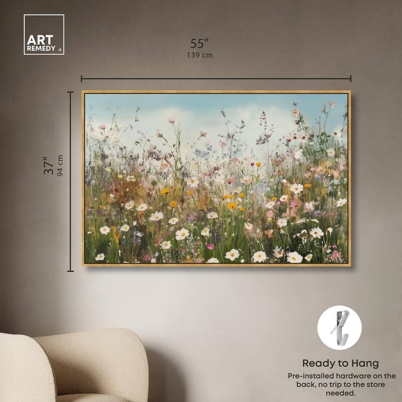 Glimmering Glade Garden III Canvas by Art Remedy