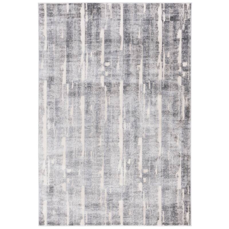 SAFAVIEH Whisper Luella Modern Abstract Rug - 8' x 10' - Grey/Light Grey