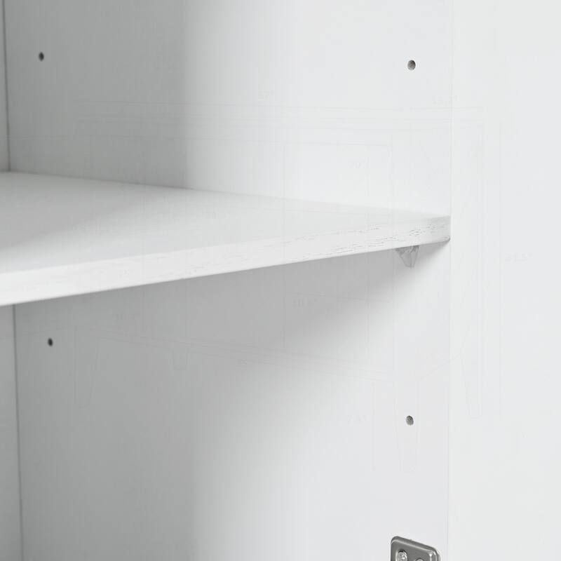 Versatile Sideboard Buffet Cabinet with Press-to-Open Doors
