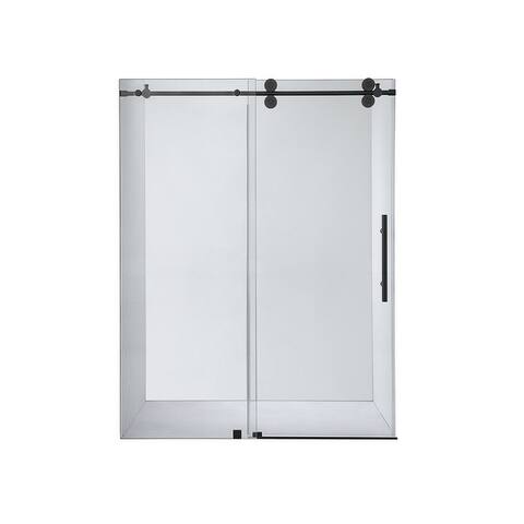 Villena Single Sliding Frameless Shower Door