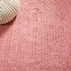 preview thumbnail 69 of 125, SAFAVIEH Handmade Natural Fiber Charlyne Bordered Round Jute Rug