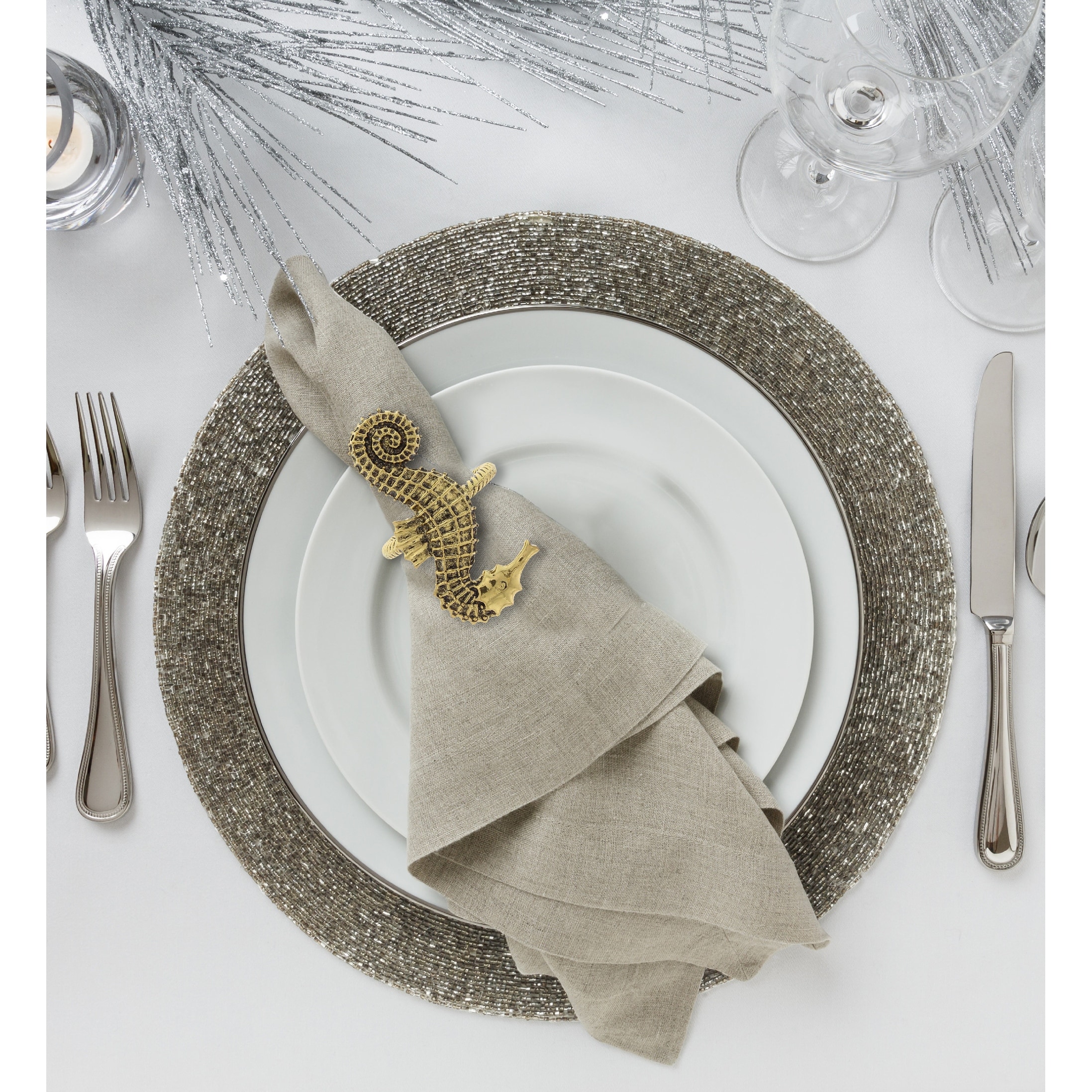 Seahorse discount napkin rings