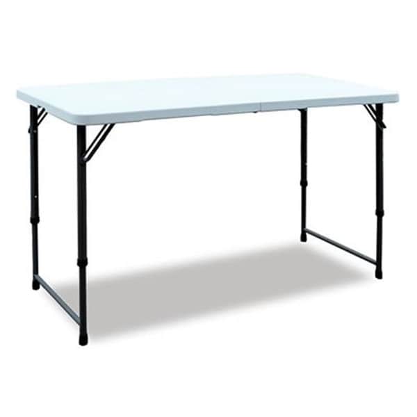 Shop Gsc Technologies 239844 4 Ft White Folding Table Free Shipping Today Overstock Com 24871614 Shop Gsc Technologies 239844 4 Ft White Folding Table Free Shipping Today Overstock Com 24871614