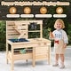 preview thumbnail 9 of 9, Costway Mud Kitchen with Detachable Sandbox Outdoor Play Pretend - See Details