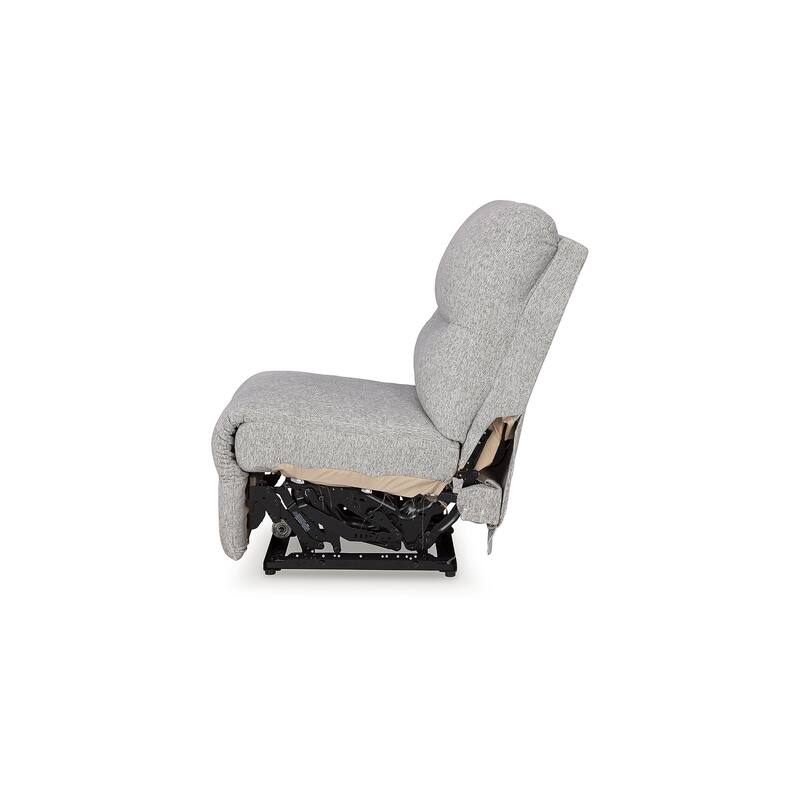 Signature Design by Ashley Acklen Place Gray 5-Piece Power Reclining Sectional - 124"W x 124"D x 42"H