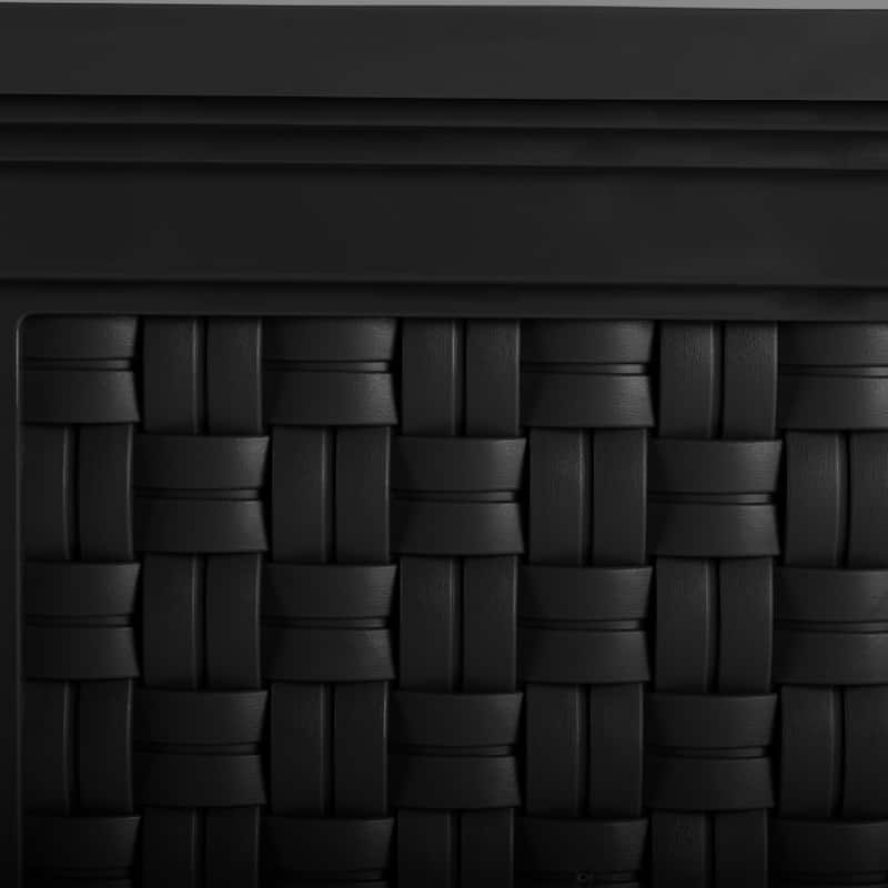 Pure Garden 14.65-in Faux Rattan Style Outdoor Planter Box