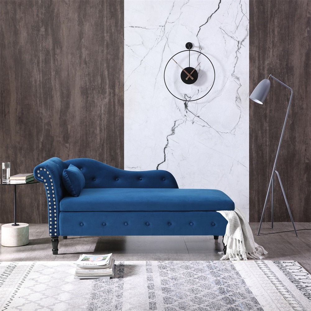 Chaise lounge new arrivals with storage compartment