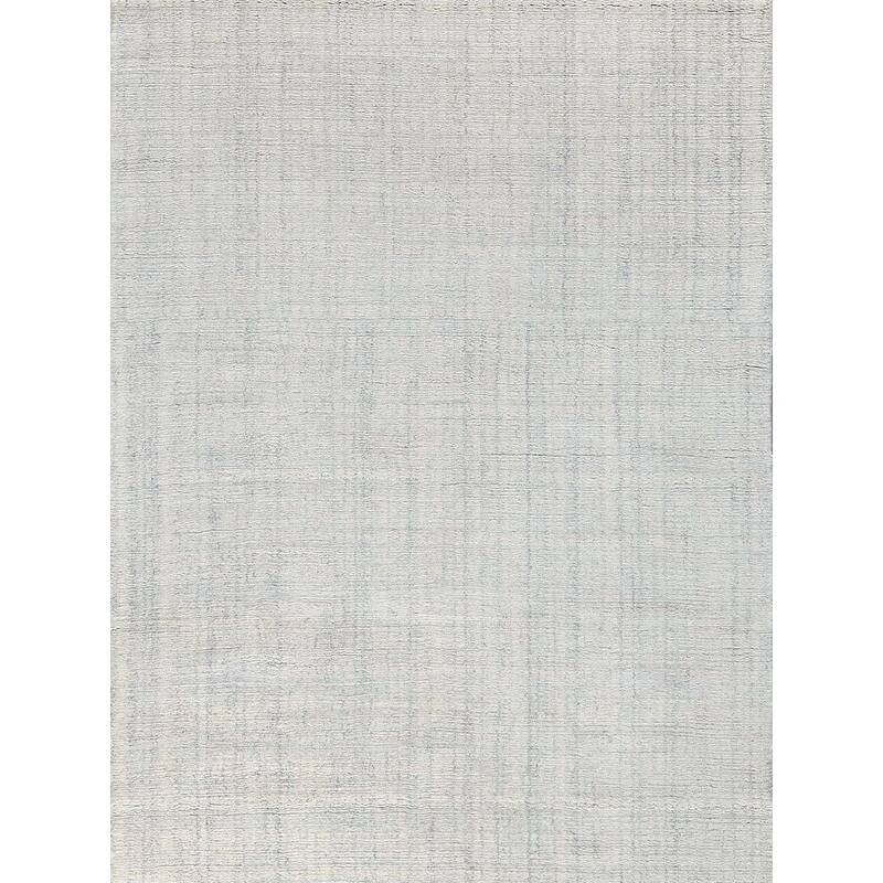 Exquisite Rugs Alpine Handmade Handloomed New Zealand Wool Ivory/Ivory Area Rug
