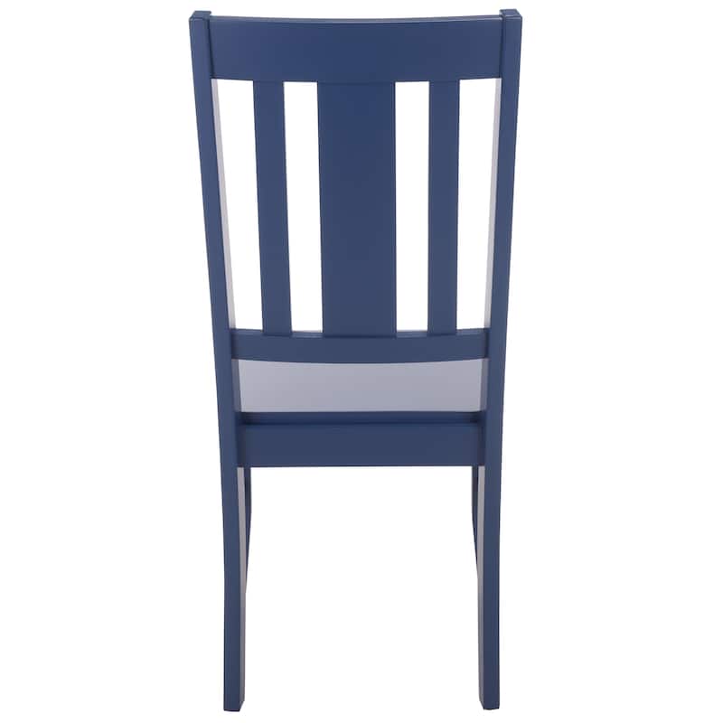 SAFAVIEH Home Roswitha Slat Back Side Chair - 18"W x 22"D x 39"H