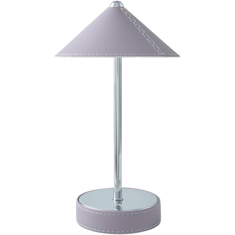 Livabliss Nomelle Modern Accent Table Lamp - 11"H x 6"W x 6"D - Purple