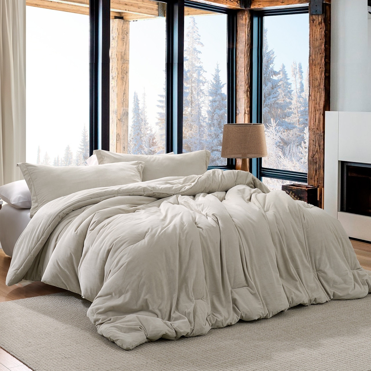 Coma Inducer® Love Thick® Lofty Pumice Steel Oversized Comforter Set