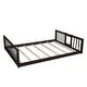 preview thumbnail 13 of 41, Full Over Full Over Full Triple Bunk Bed with Ladder,Slide, for Bedroom