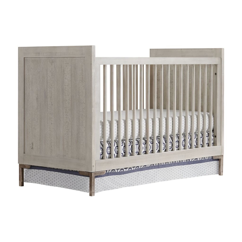 Beck 55" Wide Modern Cottage Crib, Willow Gray
