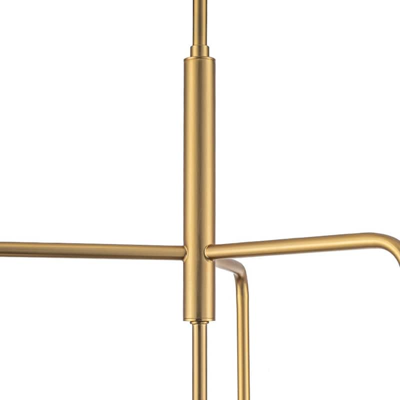 Contemporary Glass Globe 4-Light Sputnik Pendant Chandelier