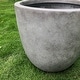 preview thumbnail 5 of 59, Kante 18 Inch Dia Round Concrete Planter, Indoor Outdoor Large Plant Pot