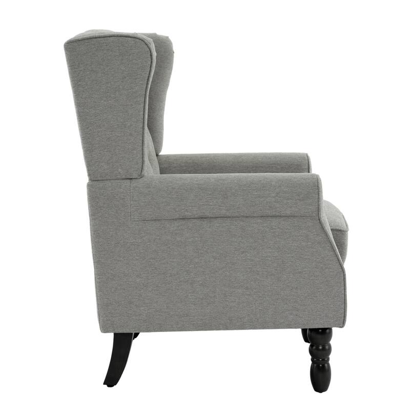 Modern Classic Button Tufted Accent Chair Upholstered Armchair
