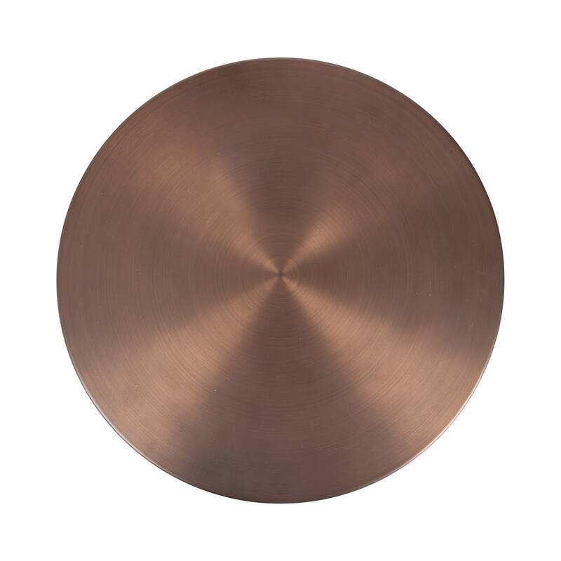 Kate and Laurel Cannings Round Metal Table