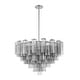 preview thumbnail 1 of 5, Addis 16 Light Polished Chrome Chandelier - 32"W x 21.5"H x 32"D