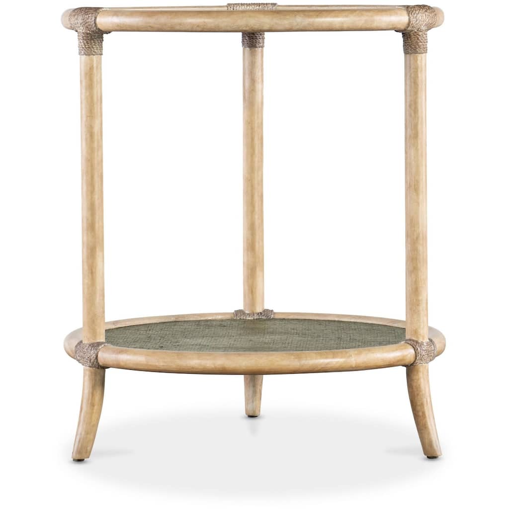 Hooker Furniture 6950-80116 Retreat 22" Wide Glass Top Maple End Table