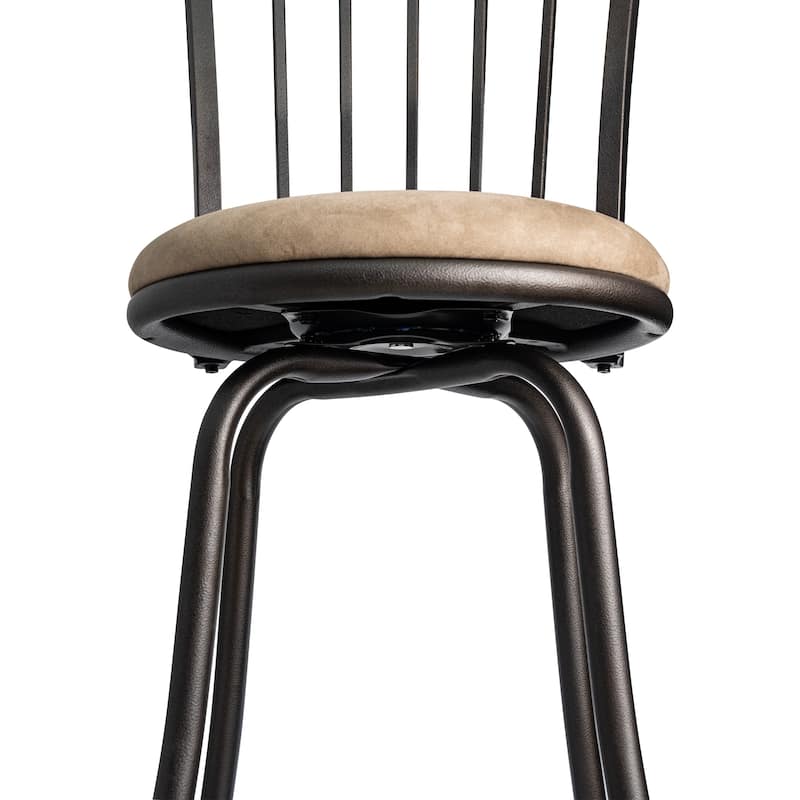 Azalea Park Metal Swivel Adjustable Height Barstool - 16.14 W x 18.5 D x 37.91-42.91 H"