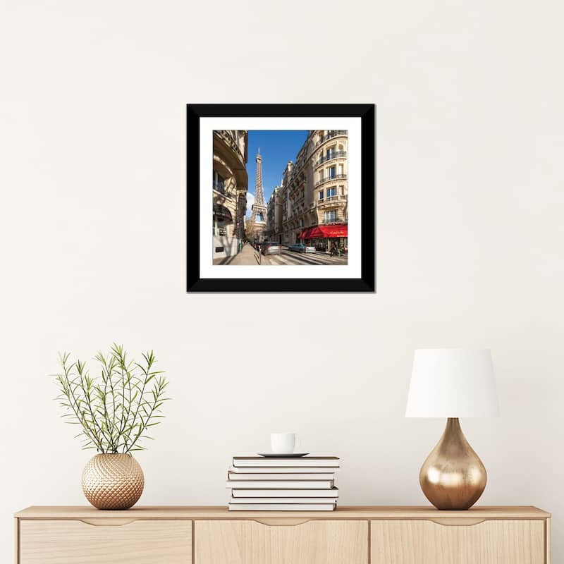 iCanvas "Rue De Buenos-Aires With View Of The Eiffel Tower, Paris, France" by Jan Becke PFA