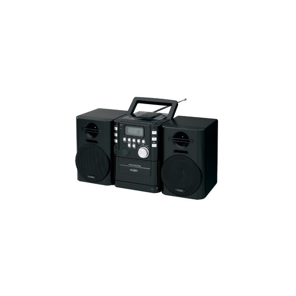 JENSEN JENCD725B Jensen CD725 High Quality Audio CD/Cassette Mini System