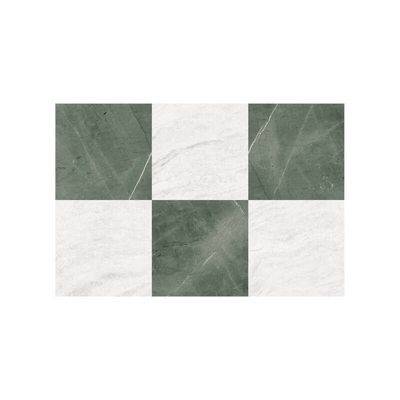 Chris Loves Julia x FloorPops Bonneville Jade Peel and Stick Floor Tiles