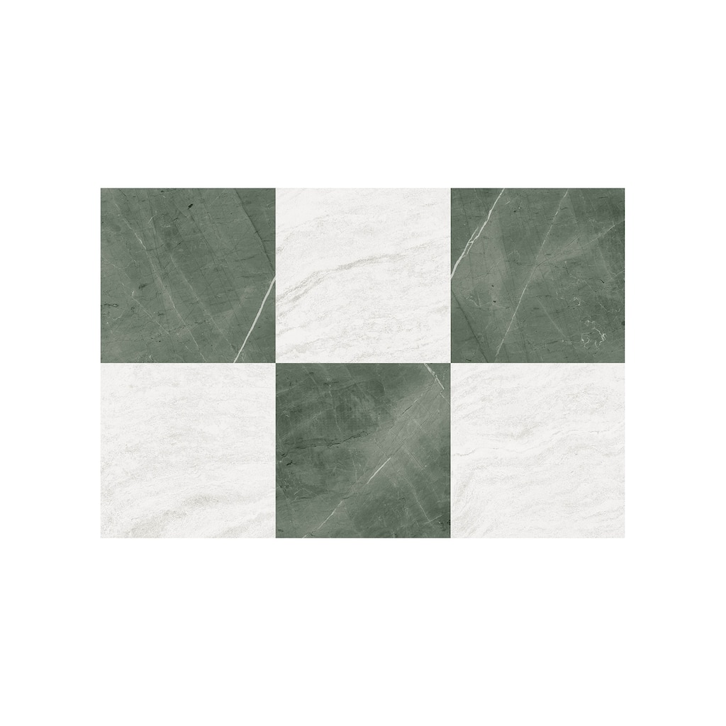 Chris Loves Julia x FloorPops Bonneville Jade Peel and Stick Floor Tiles