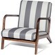 preview thumbnail 7 of 9, Mid-Century Modern Accent Chair,Leathaire Upholstered Farmhouse Armchair