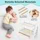 preview thumbnail 3 of 6, Solid Wood Bunk Bed Twin Over Twin Bed w/ Storage Stairs & Drawers