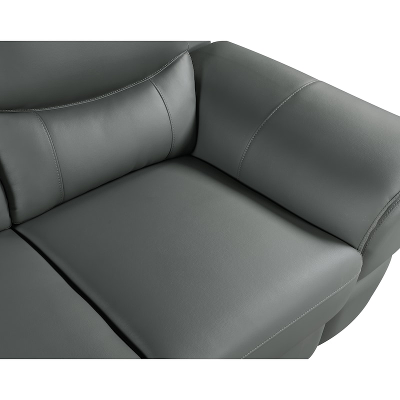 Genuine Leather Loveseat