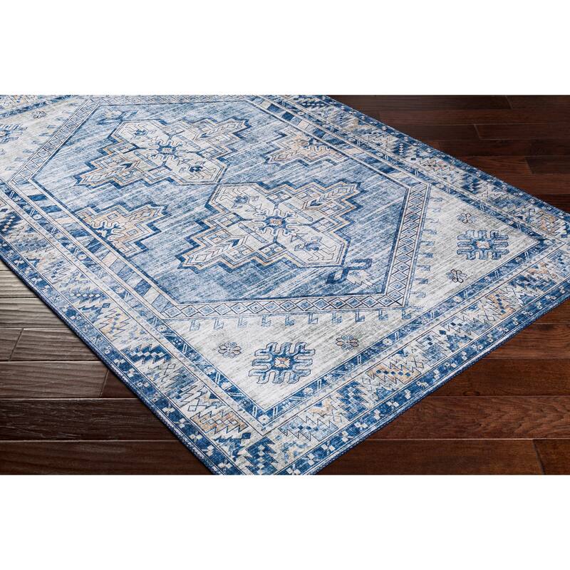 Livabliss Lilibet Persian Diamond Printed Area Rug